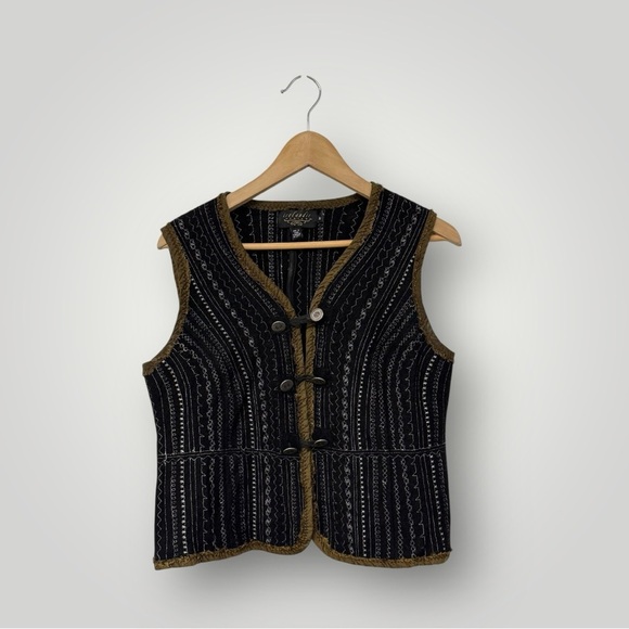 Icelandic Design Wool Vest Sz M Nordic - Picture 1 of 8